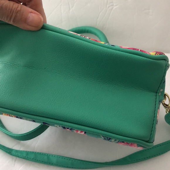Betsey Johnson Handbag Crossbody Floral Green - Picture 10 of 10